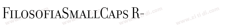 FilosofiaSmallCaps R字体转换